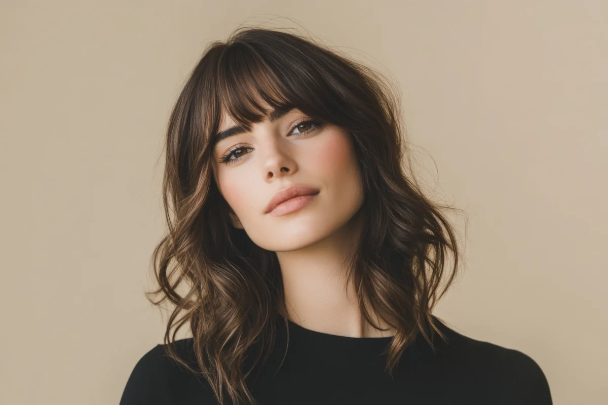 Young woman with radiant skin promoting effective skincare routine