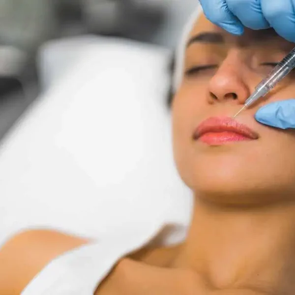 Botox lip flip procedure injecting botulinum toxin for lip enhancement