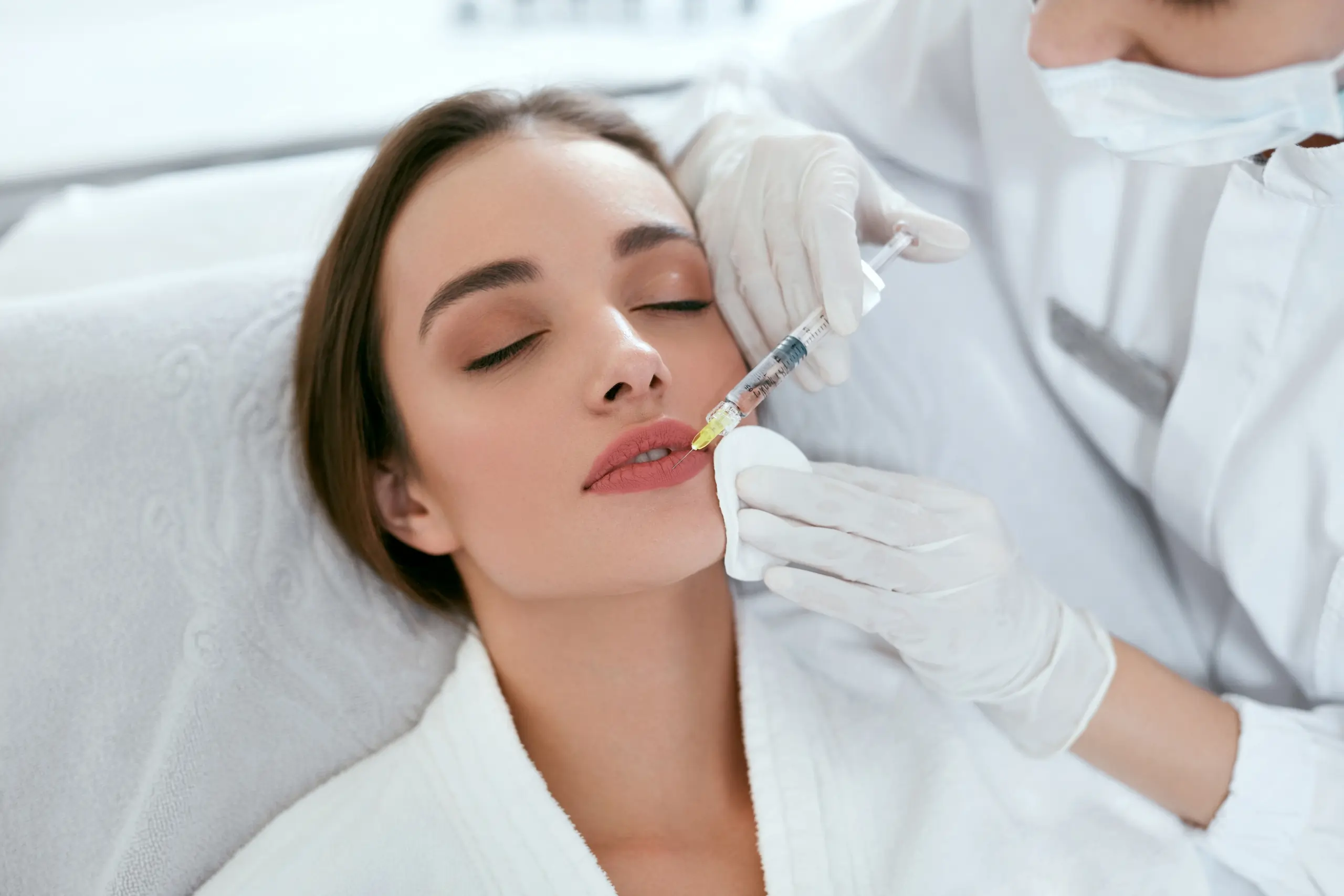 Lip augmentation procedure at The Confidence Collective, Sioux Falls, SD.